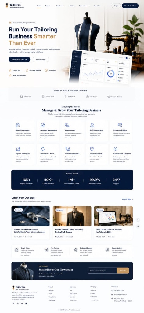 Digital tools for tailors